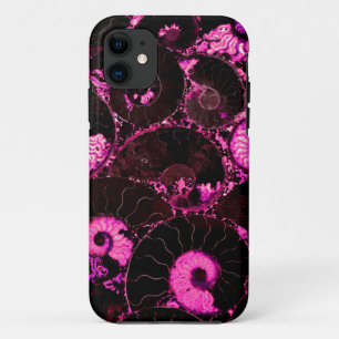 Roze Nautilus fossiel shell patroon Case-Mate iPhone Case