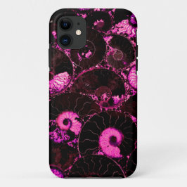 Roze Nautilus fossiel shell patroon Case-Mate iPhone Case