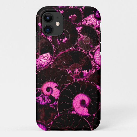 Roze Nautilus fossiel shell patroon Case-Mate iPhone Case (Achterkant)