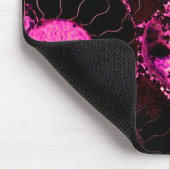 Roze Nautilus fossiel shell patroon Muismat (Hoek)