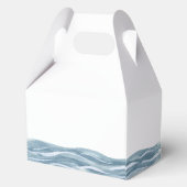 Roze Nautische Baby aan boord Baby shower Bedankdoosjes (Achterkant)