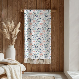 Roze Navy Dekbed Boho Cadeau voor Kleine Dromers Fleece Deken