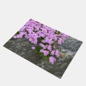 Roze neerslag op raketten deurmat (Schuin)