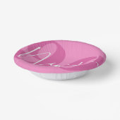 Roze negentig 90e negentigste verjaardagsfeestje papieren kommen (Gebogen)