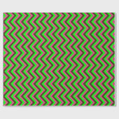Roze-Neon-Brown-Coll-CHEVRON-15-GIFT WRAP PAPER Cadeaupapier (Vlak)