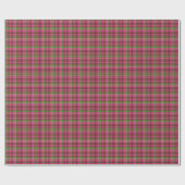 Roze-Neon-Brown-Coll-PLAID-01-GIFT WRAP PAPER Cadeaupapier (Vlak)