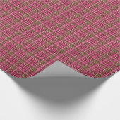 Roze-Neon-Brown-Coll-PLAID-04-GIFT WRAP PAPER Cadeaupapier (Hoek)