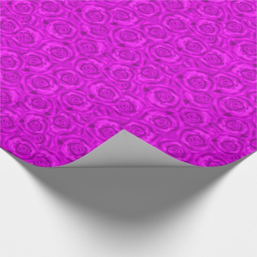 Roze neon cadeaupapier (Hoek)