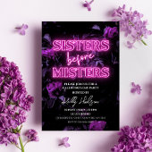 Roze Neon Galentine's Dag Uitnodiging