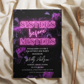 Roze Neon Galentine's Dag Uitnodiging