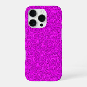 Roze neon iPhone 16 pro hoesje