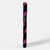 Roze Neon Lightning Bolt Patroon Case-Mate iPhone Case (Achterkant / Rechts)