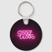 roze neon sign sleutelhanger (Voorkant)