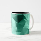 Roze neon tweekleurige koffiemok (Voorkant rechts)