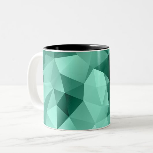 Roze neon tweekleurige koffiemok (Voorkant links)