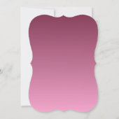 Roze Neon Verjaardag Uitnodiging (Achterkant)