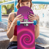 ROZE NEON WERVELEN MEISJES SKATEBOARD
