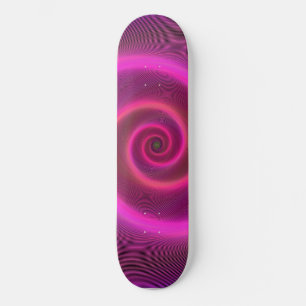 ROZE NEON WERVELEN MEISJES SKATEBOARD