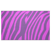 Roze neonkleur zebra patroon stof (Fat Quarter)