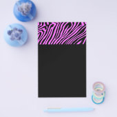 Roze neonkleurige zebrapatroon flyer (Enkel)