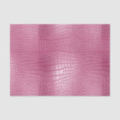 Roze Nep Alligator Dieren Bruiloftsfeest Tissuepapier (Voorkant)