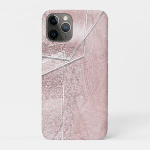 Roze nep glans Crystal Glass Glam  Case-Mate iPhone Case