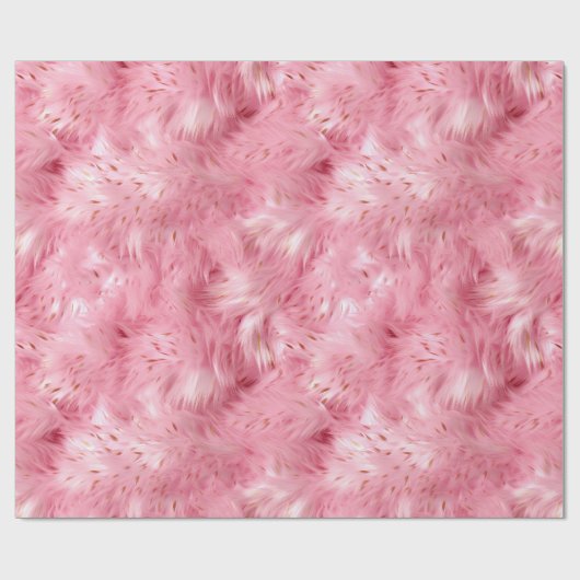 Roze nepbont cadeaupapier (Vlak)