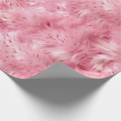 Roze nepbont cadeaupapier (Hoek)