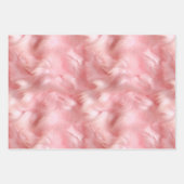 Roze nepbont inpakpapier vel (Voorkant 3)