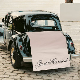 Roze Net Getrouwd Stof Auto Trouw Banner Bord Wandkleed