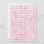 Roze 'Net Van De Markt' Bruiloftsshower Bingo Spel Kaart (Achterkant)