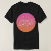 Roze neurodivergent t-shirt (Design voorkant)