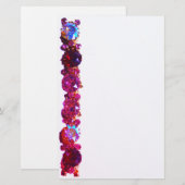 Roze neushoorns -  juwelen briefpapier (Voorkant / Achterkant)