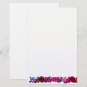 Roze neushoorns -  juwelen briefpapier (Voorkant / Achterkant)