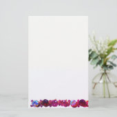 Roze neushoorns -  juwelen briefpapier (Staand voorkant)