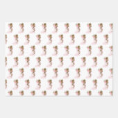  roze neusvlokken, kousen en cellen inpakpapier vel (Voorkant 3)