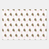  roze neusvlokken, kousen en cellen inpakpapier vel (Voorkant 2)