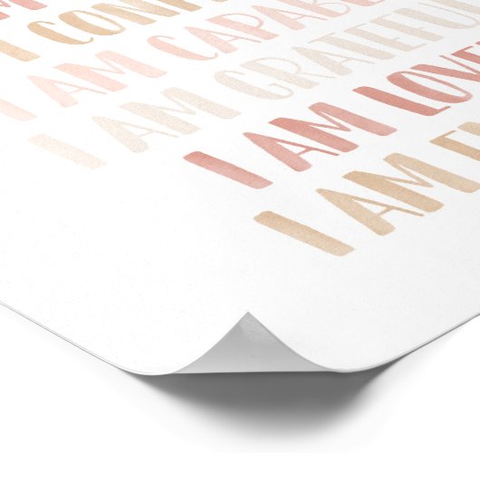 Roze neutrale bevestigingen voor kinderkamer decor poster (Hoek)