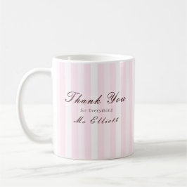 Roze Nevel - Persoonlijke Dankjeweldocentemok Koffiemok