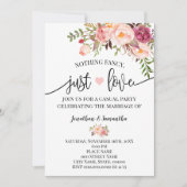 Roze Niets Bijzonders Gewoon Lief Huwelijkssluitin Save The Date (Voorkant)