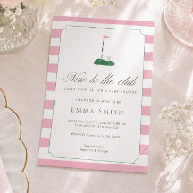 Roze Nieuw in de Club Golf Baby Shower
