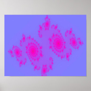 Roze Nieuwsprint Poster