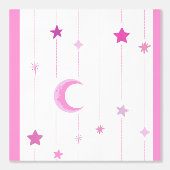 Roze Night Sky Wallpaper Behang (Voorkant)