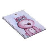 Roze Nijlpaard Notitieboek (Rechterzijde)