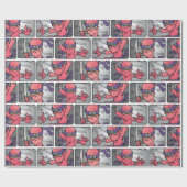 Roze Ninja Cadeaupapier (Vlak)