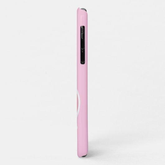 roze ninja meisje Case-Mate iPhone case (Achterkant/links)