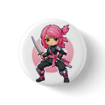 roze ninja meisje
