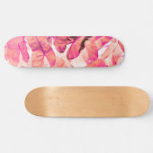 Roze Nirvana Persoonlijk Skateboard (Horizontaal)