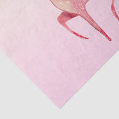 Roze Noordse Eenhoorn met Zwarte Mane Tissuepapier (Detail)