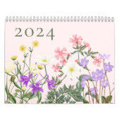 Roze Nordens Wildflower Kalender (Hoes)